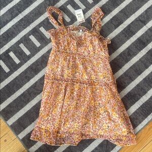 Mini dress.Patrons of Peace Floral.NWT. Lined. Great for spring break or summer!